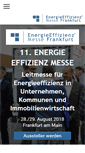 Mobile Screenshot of energieeffizienz-messe.de