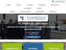 Tablet Screenshot of energieeffizienz-messe.de